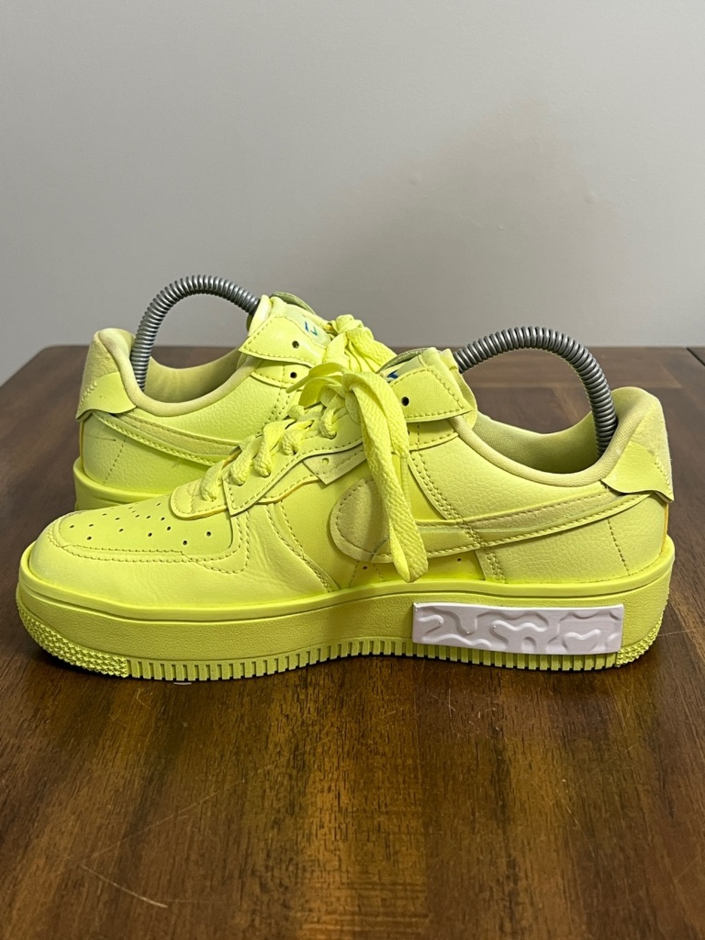 Nike Air Force One Fontanka Lime Green Sneakers Womens Size 7.5 DA7024-700 - Picture 8 of 14